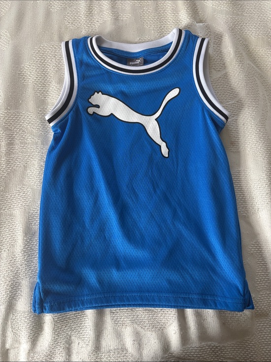 Puma Other - Puma Kids Royal Blue Sleeveless Logo Tank